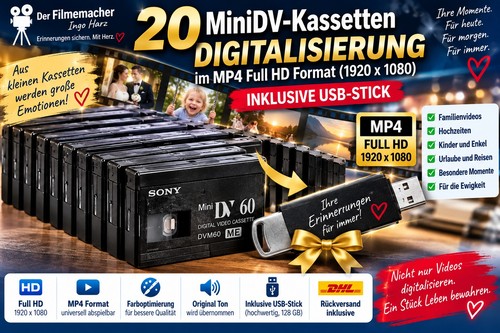 Cassette minidv digitalizza - 20,